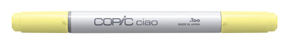 Copic Ciao YG00 Mimosa Yellow <inline style="float: right; margin-right: 10px; background-color: rgb(231,228,157);">&nbsp;&nbsp;&nbsp;&nbsp;&nbsp;&nbsp; </inline>