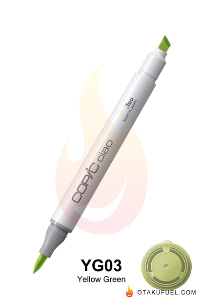 Copic Ciao YG03 Yellow Green <inline style="float: right; margin-right: 10px; background-color: rgb(224,235,169);">&nbsp;&nbsp;&nbsp;&nbsp;&nbsp;&nbsp; </inline>