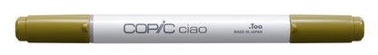 Copic Ciao YG95 Pale Olive <inline style="float: right; margin-right: 10px; background-color: rgb(95, 126, 58);">&nbsp;&nbsp;&nbsp;&nbsp;&nbsp;&nbsp; </inline>