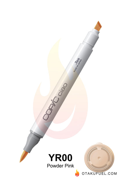 Copic Ciao YR00 Powder Pink <inline style="float: right; margin-right: 10px; background-color: rgb(254, 220, 192);">&nbsp;&nbsp;&nbsp;&nbsp;&nbsp;&nbsp; </inline>
