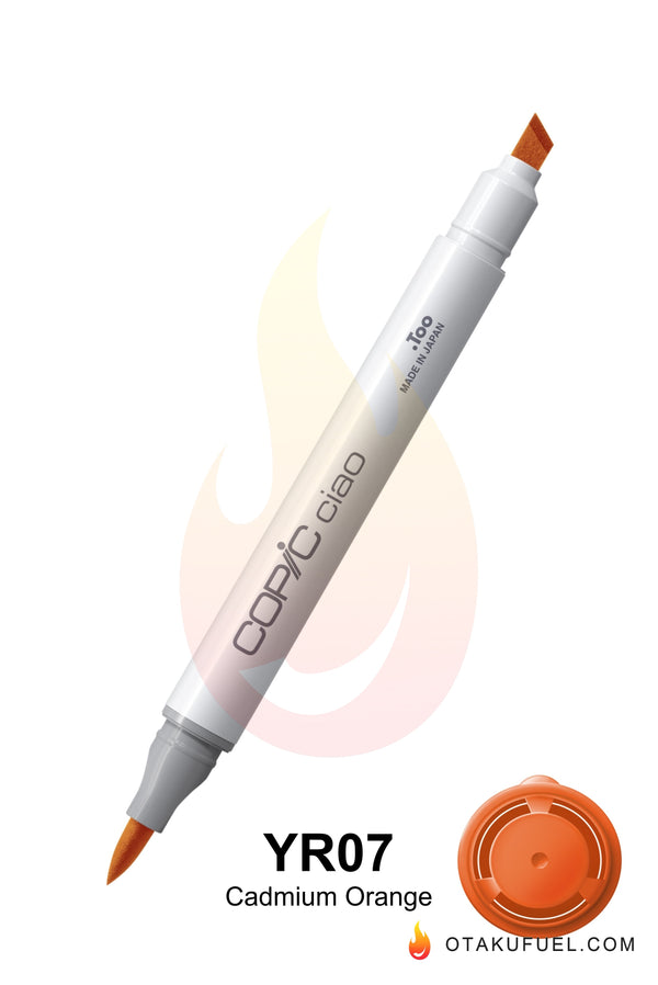 Copic Ciao YR07 Cadmium Orange <inline style="float: right; margin-right: 10px; background-color: rgb(242, 111, 57);">&nbsp;&nbsp;&nbsp;&nbsp;&nbsp;&nbsp; </inline>