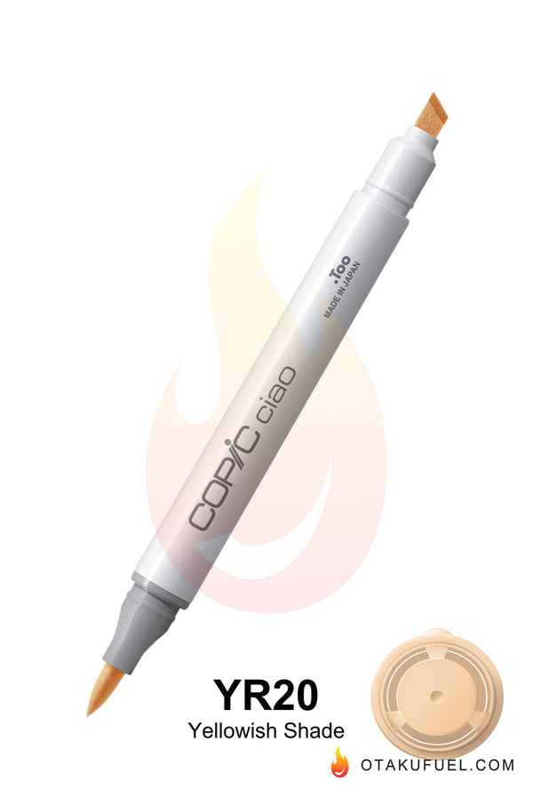 Copic Ciao YR20 Yellowish Shade <inline style="float: right; margin-right: 10px; background-color: rgb(255,231,190);">&nbsp;&nbsp;&nbsp;&nbsp;&nbsp;&nbsp; </inline>