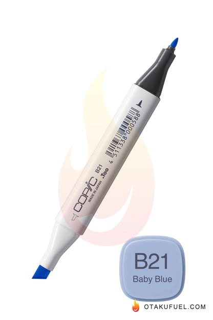 B21-C Baby Blue CLASSIC Copic Marker <inline style="float: right; margin-right: 10px; background-color: rgb(220, 237, 247);">&nbsp;&nbsp;&nbsp;&nbsp;&nbsp;&nbsp; </inline>