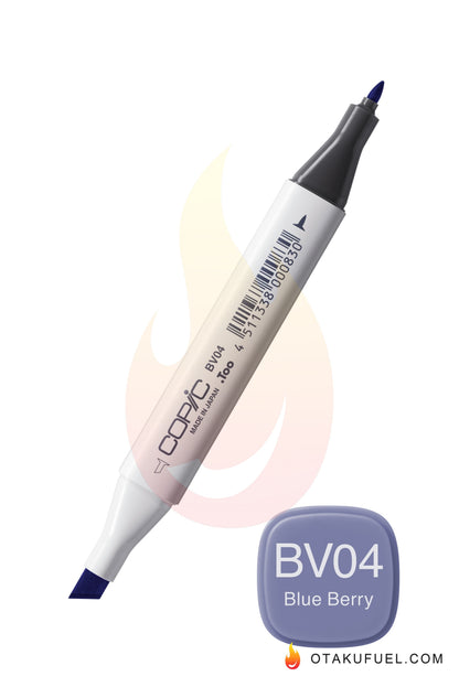 BV04-C Blue Berry CLASSIC Copic Marker <inline style="float: right; margin-right: 10px; background-color: rgb(125, 150, 206);">&nbsp;&nbsp;&nbsp;&nbsp;&nbsp;&nbsp; </inline>