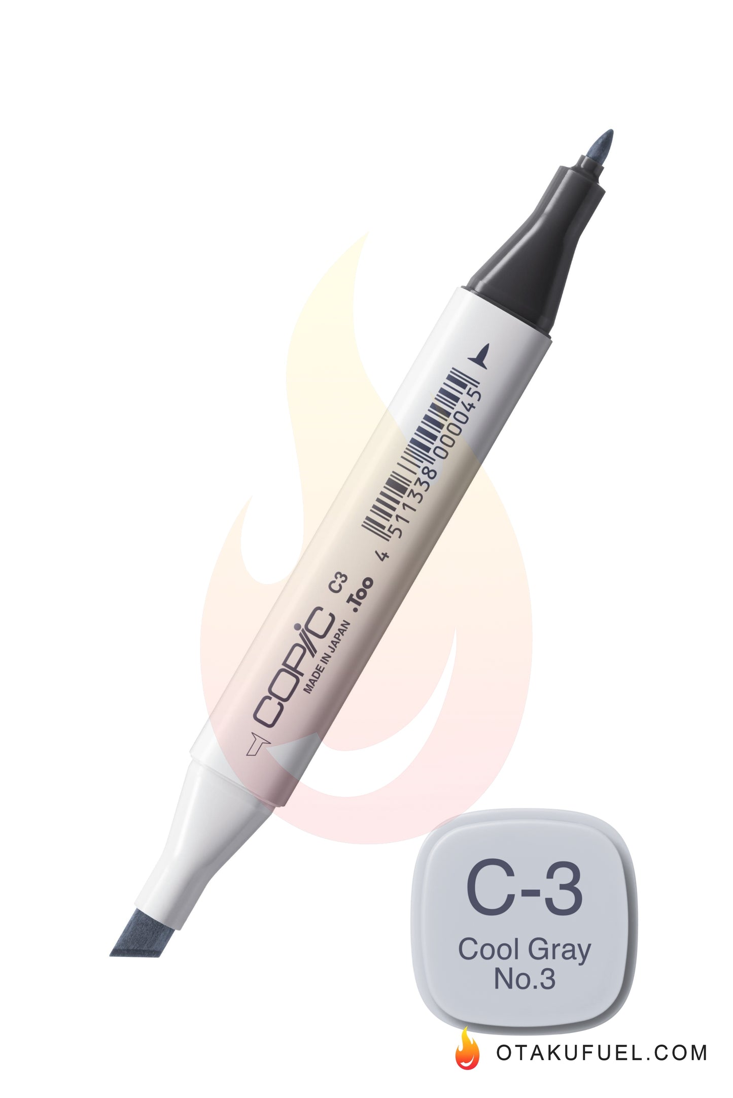 C3-C Cool Gray No. 3 CLASSIC Copic Marker <inline style="float: right; margin-right: 10px; background-color: rgb(190, 200, 209);">&nbsp;&nbsp;&nbsp;&nbsp;&nbsp;&nbsp; </inline>