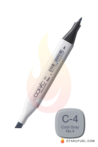C4-C Cool Gray No. 4 CLASSIC Copic Marker <inline style="float: right; margin-right: 10px; background-color: rgb(165, 179, 188);">&nbsp;&nbsp;&nbsp;&nbsp;&nbsp;&nbsp; </inline>