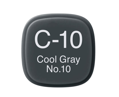 C10-C Cool Gray No. 10 CLASSIC Copic Marker <inline style="float: right; margin-right: 10px; background-color: rgb(217, 228, 234);">&nbsp;&nbsp;&nbsp;&nbsp;&nbsp;&nbsp; </inline>