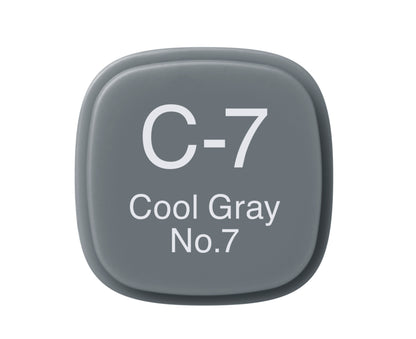 C7-C Cool Gray No. 7 CLASSIC Copic Marker <inline style="float: right; margin-right: 10px; background-color: rgb(99, 113, 122);">&nbsp;&nbsp;&nbsp;&nbsp;&nbsp;&nbsp; </inline>