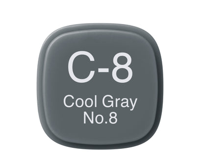 C8-C Cool Gray No. 8 CLASSIC Copic Marker <inline style="float: right; margin-right: 10px; background-color: rgb(83, 93, 102);">&nbsp;&nbsp;&nbsp;&nbsp;&nbsp;&nbsp; </inline>