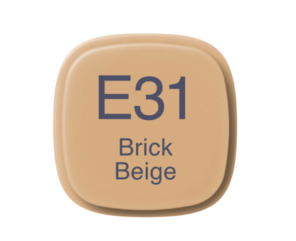 E31-C Brick Beige CLASSIC Copic Marker <inline style="float: right; margin-right: 10px; background-color: rgb(243, 227, 204);">&nbsp;&nbsp;&nbsp;&nbsp;&nbsp;&nbsp; </inline>