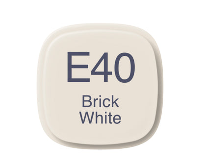 E40-C Brick White CLASSIC Copic Marker <inline style="float: right; margin-right: 10px; background-color: rgb(240, 227, 209);">&nbsp;&nbsp;&nbsp;&nbsp;&nbsp;&nbsp; </inline>