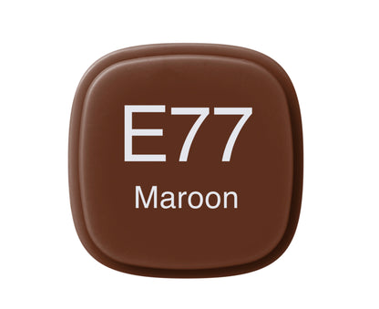E77-C Copic CLASSIC Marker Maroon <inline style="float: right; margin-right: 10px; background-color: rgb(128, 97, 79);">&nbsp;&nbsp;&nbsp;&nbsp;&nbsp;&nbsp; </inline>