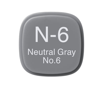 N6-C Neutral Gray No. 6 CLASSIC Copic Marker <inline style="float: right; margin-right: 10px; background-color: rgb(148, 149, 151);">&nbsp;&nbsp;&nbsp;&nbsp;&nbsp;&nbsp; </inline>