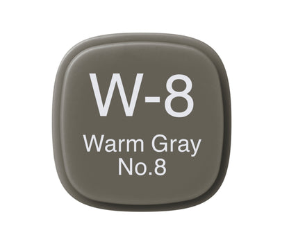W8-C Warm Gray No. 8 CLASSIC Copic Marker <inline style="float: right; margin-right: 10px; background-color: rgb(98, 100, 95);">&nbsp;&nbsp;&nbsp;&nbsp;&nbsp;&nbsp; </inline>