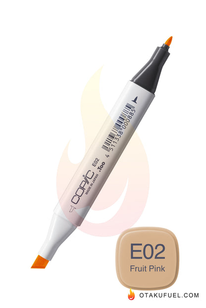 E02-C Fruit Pink CLASSIC Copic Marker <inline style="float: right; margin-right: 10px; background-color: rgb(253, 235, 223);">&nbsp;&nbsp;&nbsp;&nbsp;&nbsp;&nbsp; </inline>