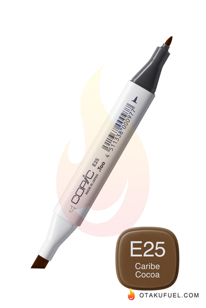 E25-C Caribe Cocoa CLASSIC Copic Marker <inline style="float: right; margin-right: 10px; background-color: rgb(198, 156, 123);">&nbsp;&nbsp;&nbsp;&nbsp;&nbsp;&nbsp; </inline>