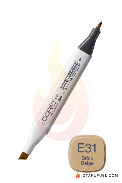 E31-C Brick Beige CLASSIC Copic Marker <inline style="float: right; margin-right: 10px; background-color: rgb(243, 227, 204);">&nbsp;&nbsp;&nbsp;&nbsp;&nbsp;&nbsp; </inline>