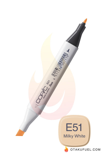 E51-C Milky White CLASSIC Copic Marker <inline style="float: right; margin-right: 10px; background-color: rgb(254, 233, 214);">&nbsp;&nbsp;&nbsp;&nbsp;&nbsp;&nbsp; </inline>