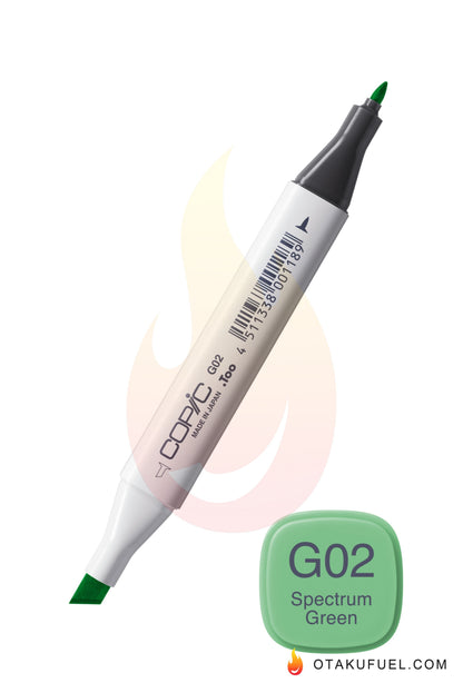 G02-C Spectrum Green CLASSIC Copic Marker <inline style="float: right; margin-right: 10px; background-color: rgb(207, 232, 211);">&nbsp;&nbsp;&nbsp;&nbsp;&nbsp;&nbsp; </inline>