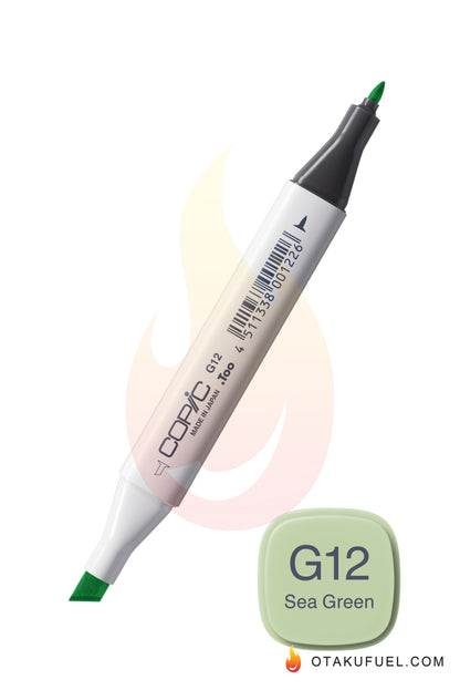 G12-C Sea Green CLASSIC Copic Marker <inline style="float: right; margin-right: 10px; background-color: rgb(206, 228, 189);">&nbsp;&nbsp;&nbsp;&nbsp;&nbsp;&nbsp; </inline>