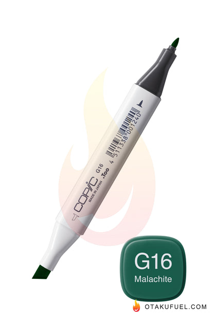 G16-C Malachite CLASSIC Copic Marker <inline style="float: right; margin-right: 10px; background-color: rgb(91, 183, 142);">&nbsp;&nbsp;&nbsp;&nbsp;&nbsp;&nbsp; </inline>