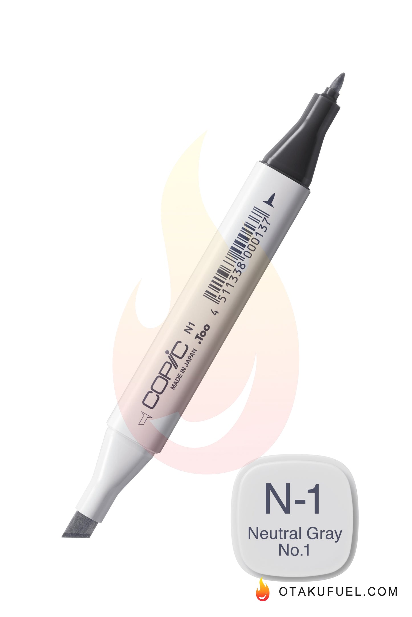 N1-C Neutral Gray No. 1 CLASSIC Copic Marker <inline style="float: right; margin-right: 10px; background-color: rgb(226, 227, 229);">&nbsp;&nbsp;&nbsp;&nbsp;&nbsp;&nbsp; </inline>