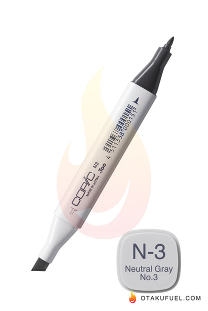 N3-C Neutral Gray No. 3 CLASSIC Copic Marker <inline style="float: right; margin-right: 10px; background-color: rgb(209, 210, 212);">&nbsp;&nbsp;&nbsp;&nbsp;&nbsp;&nbsp; </inline>