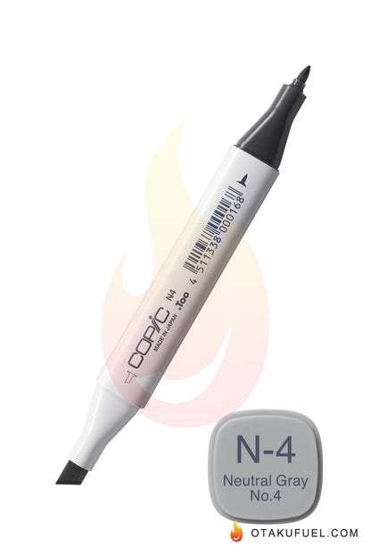 N4-C Neutral Gray No. 4 CLASSIC Copic Marker <inline style="float: right; margin-right: 10px; background-color: rgb(188, 189, 191);">&nbsp;&nbsp;&nbsp;&nbsp;&nbsp;&nbsp; </inline>