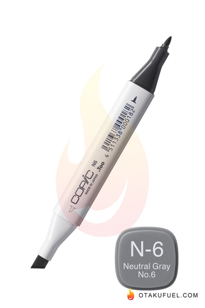 N6-C Neutral Gray No. 6 CLASSIC Copic Marker <inline style="float: right; margin-right: 10px; background-color: rgb(148, 149, 151);">&nbsp;&nbsp;&nbsp;&nbsp;&nbsp;&nbsp; </inline>