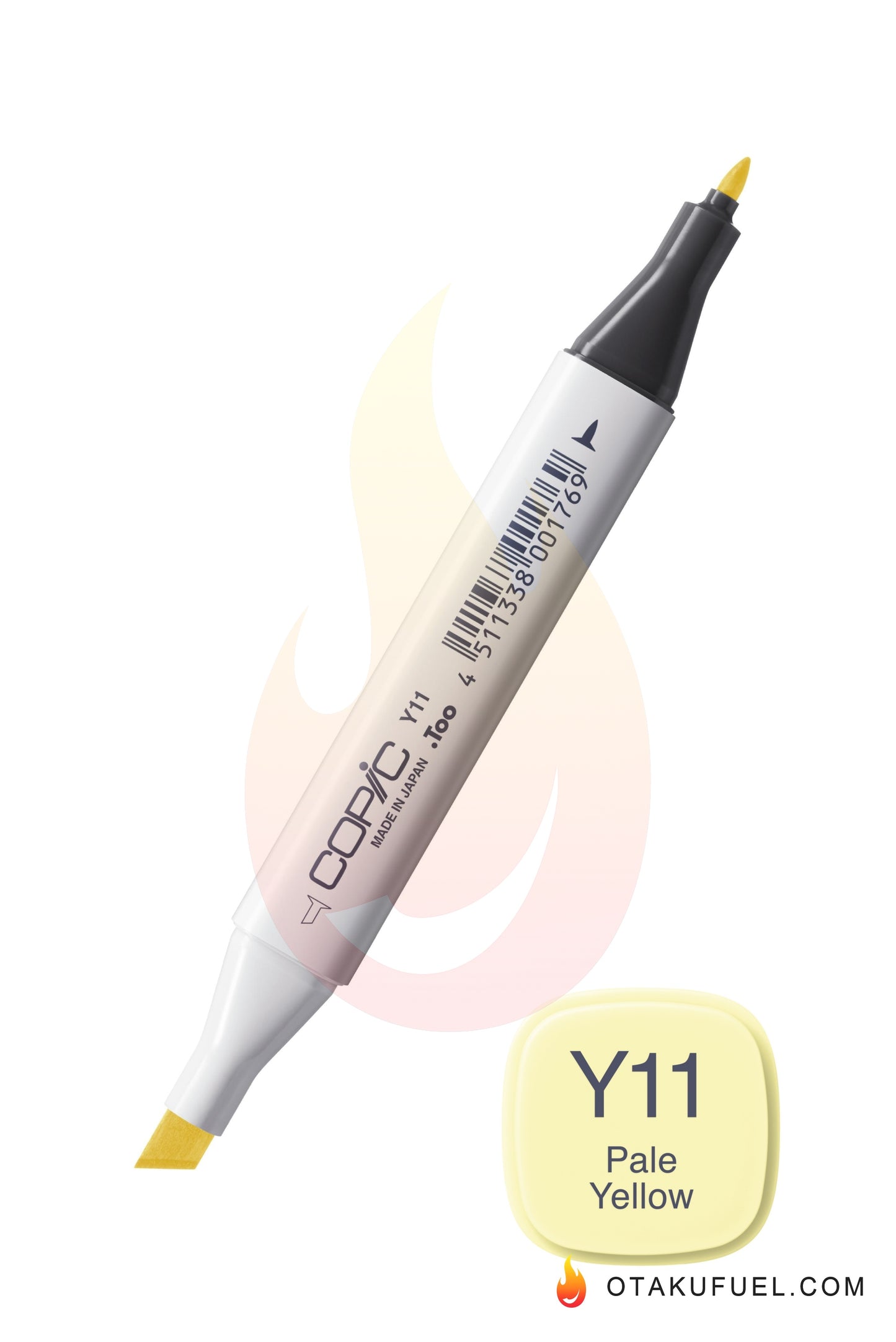 Y11-C Pale Yellow CLASSIC Copic Marker <inline style="float: right; margin-right: 10px; background-color: rgb(253, 252, 202);">&nbsp;&nbsp;&nbsp;&nbsp;&nbsp;&nbsp; </inline>