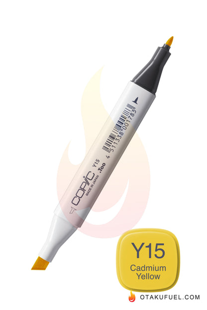 Y15-C Cadmium Yellow CLASSIC Copic Marker <inline style="float: right; margin-right: 10px; background-color: rgb(255,230,111);">&nbsp;&nbsp;&nbsp;&nbsp;&nbsp;&nbsp; </inline>