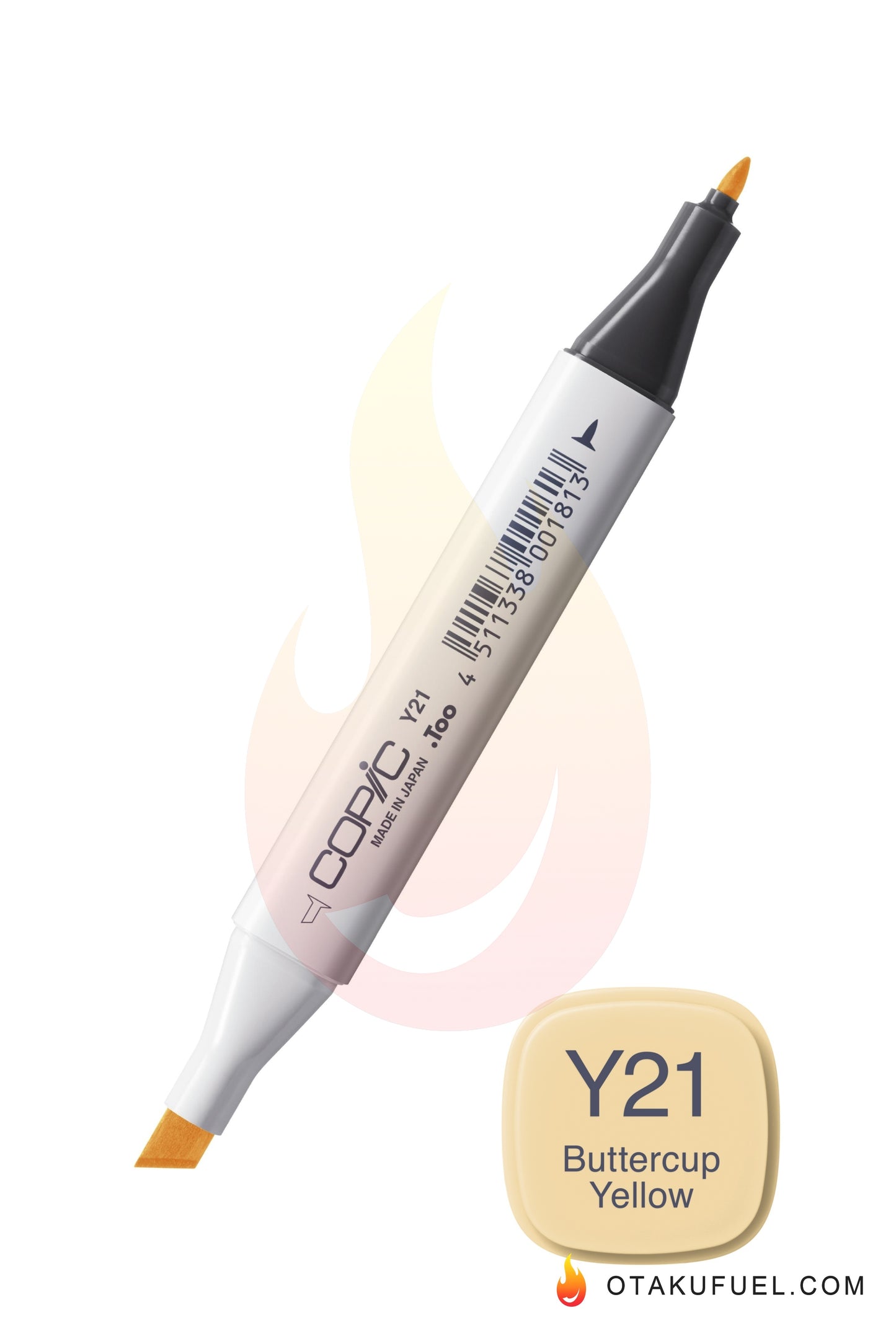 Y21-C Buttercup Yellow CLASSIC Copic Marker <inline style="float: right; margin-right: 10px; background-color: rgb(249, 242, 191);">&nbsp;&nbsp;&nbsp;&nbsp;&nbsp;&nbsp; </inline>