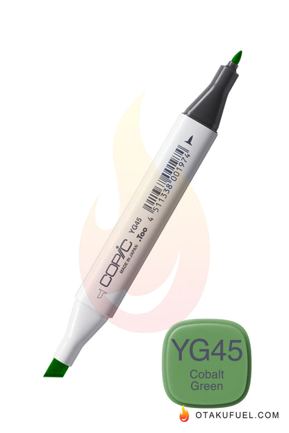 YG45-C Cobalt Green CLASSIC Copic Marker <inline style="float: right; margin-right: 10px; background-color: rgb(174, 214, 173);">&nbsp;&nbsp;&nbsp;&nbsp;&nbsp;&nbsp; </inline>
