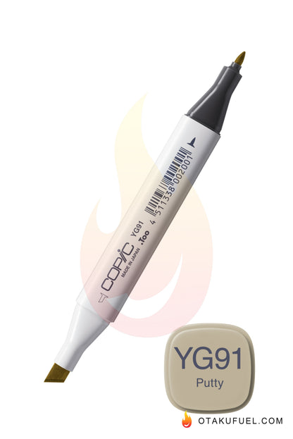 YG91-C Putty CLASSIC Copic Marker <inline style="float: right; margin-right: 10px; background-color: rgb(218, 214, 176);">&nbsp;&nbsp;&nbsp;&nbsp;&nbsp;&nbsp; </inline>