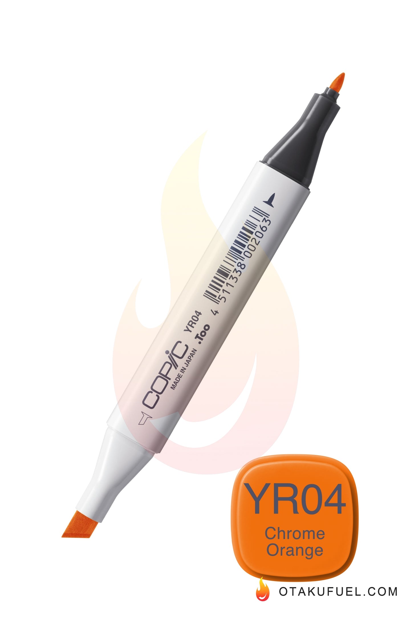 YR04-C Chrome Orange CLASSIC Copic Marker <inline style="float: right; margin-right: 10px; background-color: rgb(255, 196, 106);">&nbsp;&nbsp;&nbsp;&nbsp;&nbsp;&nbsp; </inline>