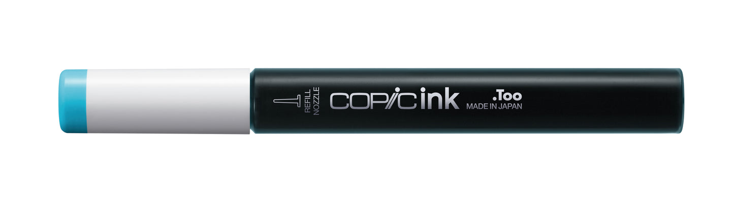 Copic Ink Refill B04 Tahitian Blue <inline style="float: right; margin-right: 10px; background-color: rgb(111, 206, 226);">&nbsp;&nbsp;&nbsp;&nbsp;&nbsp;&nbsp; </inline>