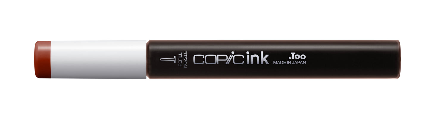 Copic Ink Refill E09 Burnt Sienna <inline style="float: right; margin-right: 10px; background-color: rgb(217,105,80);">&nbsp;&nbsp;&nbsp;&nbsp;&nbsp;&nbsp; </inline>
