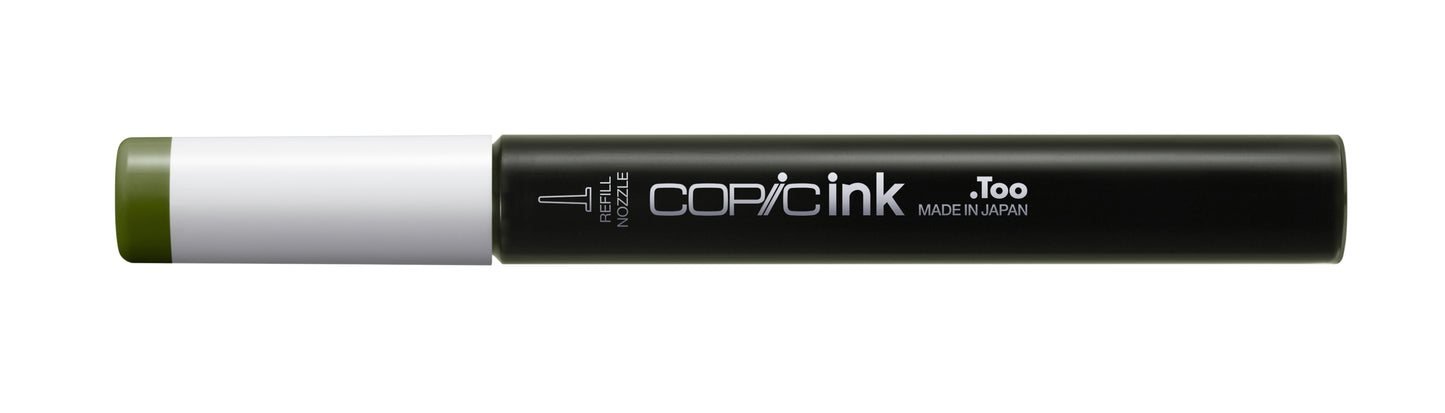 Copic Ink Refill G94 Grayish Olive <inline style="float: right; margin-right: 10px; background-color: rgb(152, 167, 134);">&nbsp;&nbsp;&nbsp;&nbsp;&nbsp;&nbsp; </inline>