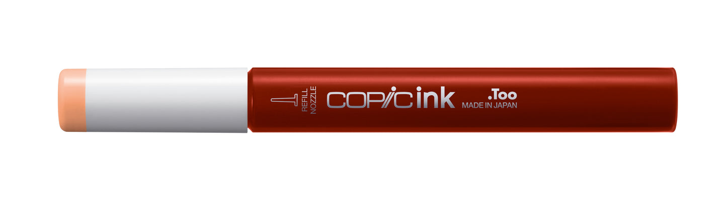Copic Ink Refill R12 Light Tea Rose <inline style="float: right; margin-right: 10px; background-color: rgb(253, 209, 184);">&nbsp;&nbsp;&nbsp;&nbsp;&nbsp;&nbsp; </inline>