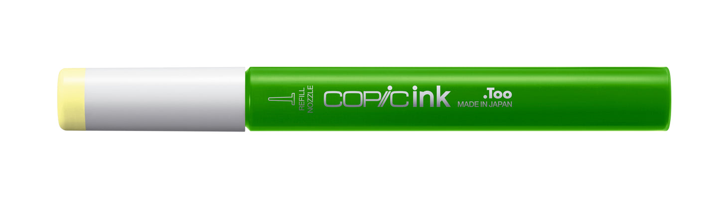 Copic Ink Refill YG00 Mimosa Yellow <inline style="float: right; margin-right: 10px; background-color: rgb(231,228,157);">&nbsp;&nbsp;&nbsp;&nbsp;&nbsp;&nbsp; </inline>