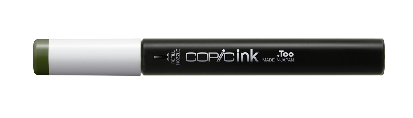 Copic Ink Refill YG99 Marine Green <inline style="float: right; margin-right: 10px; background-color: rgb(72, 97, 39);">&nbsp;&nbsp;&nbsp;&nbsp;&nbsp;&nbsp; </inline>