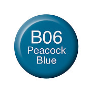 Copic Ink Refill B06 Peacock Blue <inline style="float: right; margin-right: 10px; background-color: rgb(22, 177, 231);">&nbsp;&nbsp;&nbsp;&nbsp;&nbsp;&nbsp; </inline>