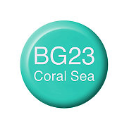 Copic Ink Refill BG23 Coral Sea <inline style="float: right; margin-right: 10px; background-color: rgb(190, 227, 220);">&nbsp;&nbsp;&nbsp;&nbsp;&nbsp;&nbsp; </inline>