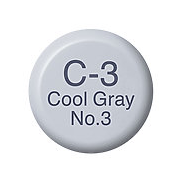 Copic Ink Refill C3 Cool Gray No. 3 <inline style="float: right; margin-right: 10px; background-color: rgb(202, 215, 223);">&nbsp;&nbsp;&nbsp;&nbsp;&nbsp;&nbsp; </inline>