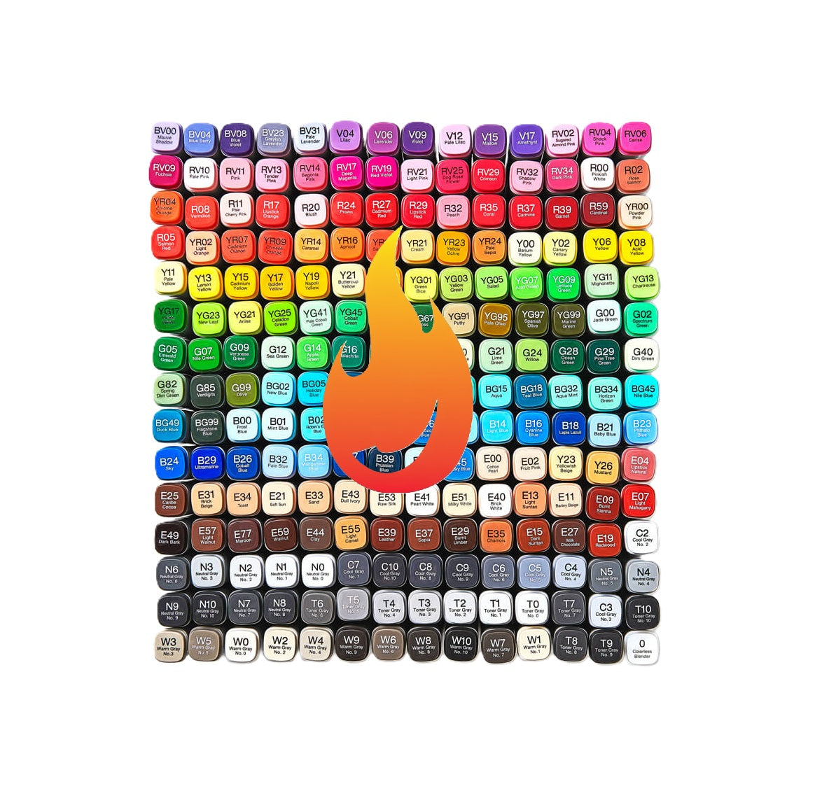 Copic Classic Marker 214 Color Full Set