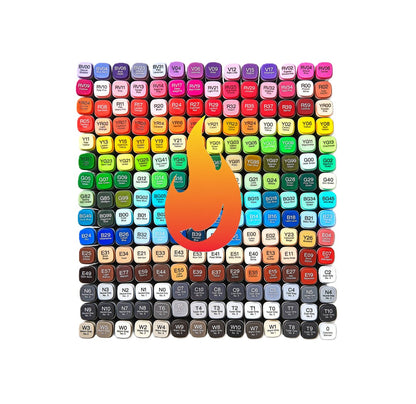 Copic Classic Marker 214 Color Full Set