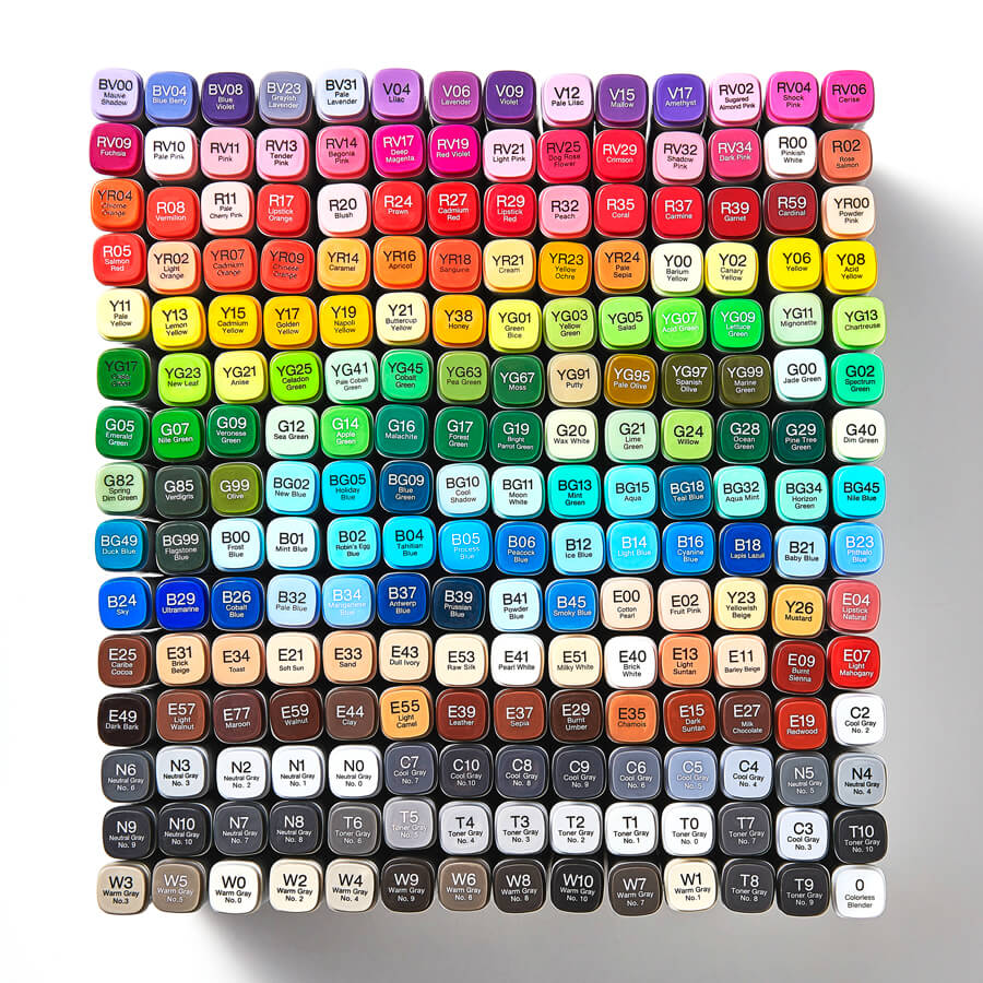All Individual Copic Classic Markers