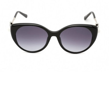 Swarovski Shiny Black Sunglasses