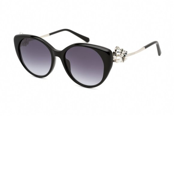 Swarovski Shiny Black Sunglasses