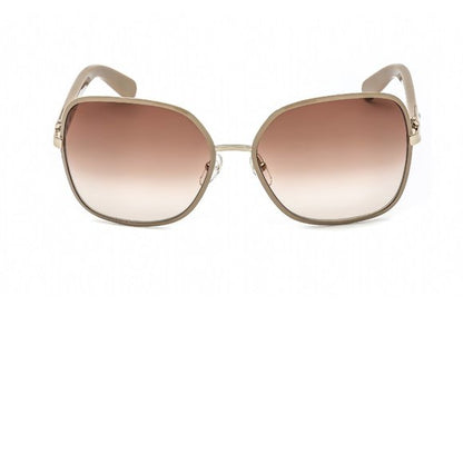 Ferragamo Sunglasses Light Gold Taupe Rectangular brand new